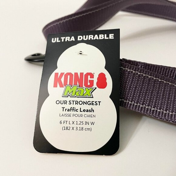 Kong Max Dog Leash 6ft x 1.25 Inch Ultra Durable Dog Traffic Leash - Picture 2 of 9
